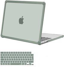 MOSISO Case for MacBook Air 13.3" A1932 A2179 A2337 Hard & Keyboard Cover Green