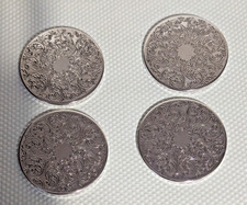 Set of 4 Silver Coloured