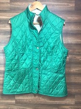 Barbour Green / Cream Quilted
