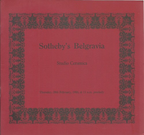 Sotheby studio ceramics - sotheby’s,