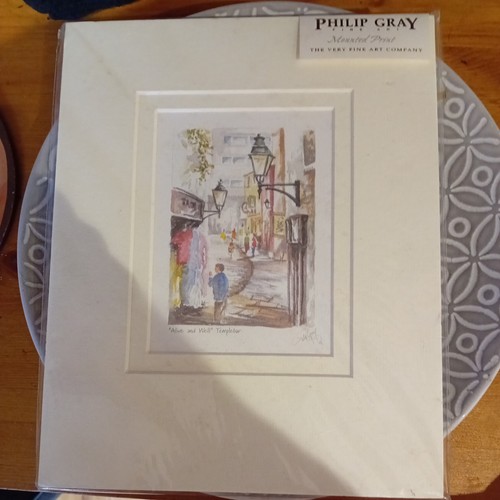 Philip gray mounted - philip, print