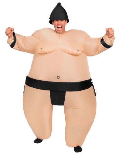 Funny inflatable sumo costume - inflatable,