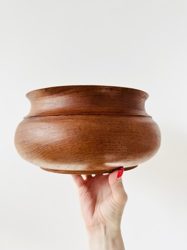 Vintage turned wood - vintage, bowl