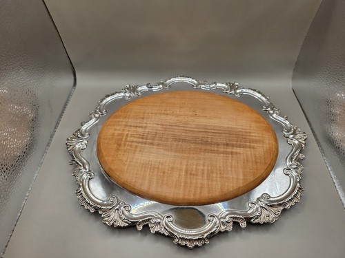 Very rear oval - , silver