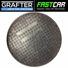 Inspection Manhole Cover Chamber Plastic Cover & Frame Round Poly Drain 450MM