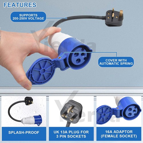 16a 13a adapter hook up - 16a,