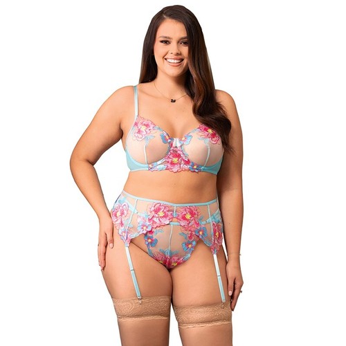 Floral embroidery lingerie - embroidery,