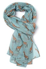 Giraffe Print Scarf Scarves