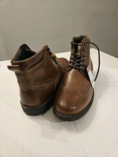 Men’s Shoes/boots, from Matalan.Brown Leather. Unworn. UK Size 9 (EU 43)