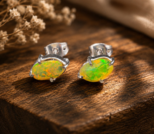 100 original fire opal - 100%, oval