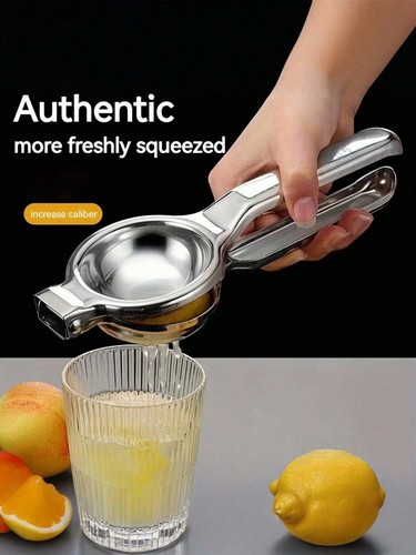 Stainless steel manual juicer - stainless,