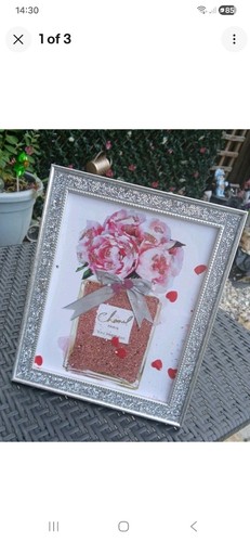 Crushed diamond perfume bottle - crushed,
