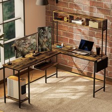 HOMCOM Reversible Corner Desk
