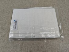 Artscope Pack of 2 White Decorative Cushion Covers 20x20 Inch Soft Linen Texture