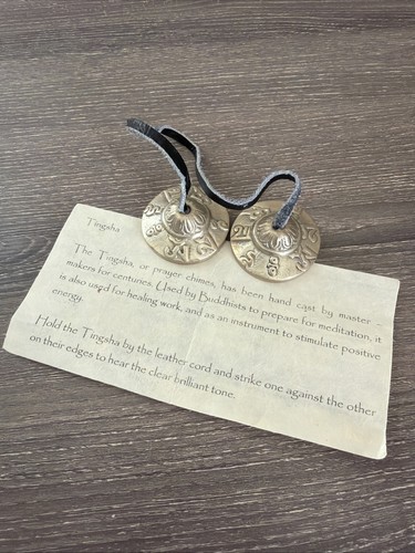 Tibetan tingsha prayer - tingsha,