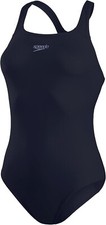 Speedo Womens Eco Endurance+ Medalist Swimsuit | UK Size 8/30 | Navy | 2198