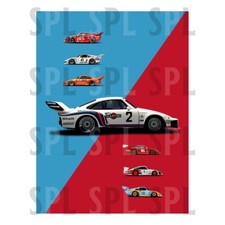 Porsche Martini Metal SIGN RETRO Kitchen GARAGE BAR PUB MAN CAVE 10" x 8"