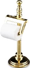 Dolls House Brass Toilet Roll