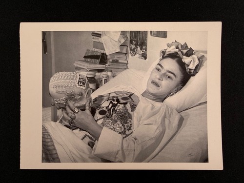 Frida kahlo postcard decorated - frida,