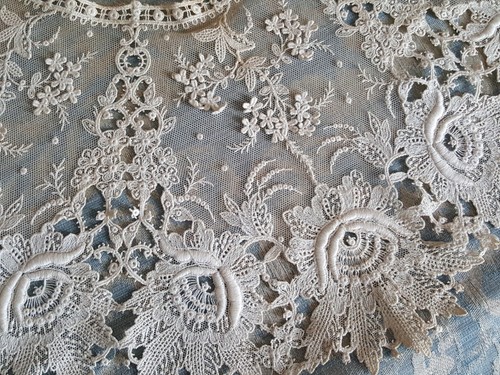 Lace collar antique - collar, embroidery
