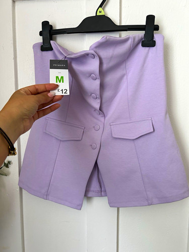 Primark purple strapless - primark,