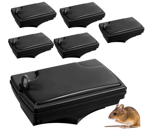 Pack rat bait stations large - 6,
