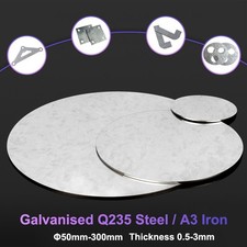 Galvanised steel round blank - steel,