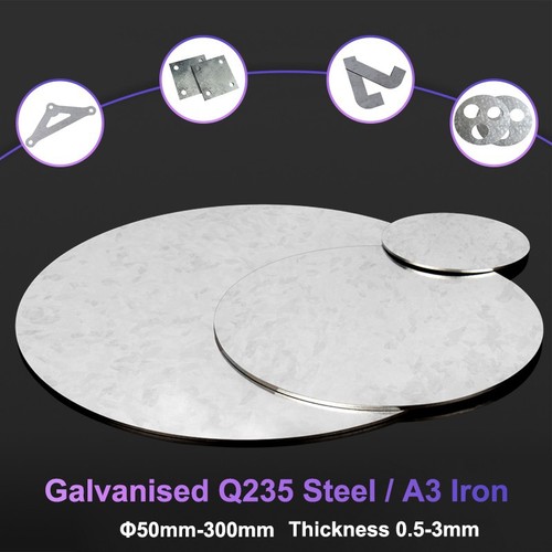 Galvanised steel round blank - galvanised,