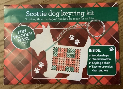 Cross stitch kit scottie dog - stitch,