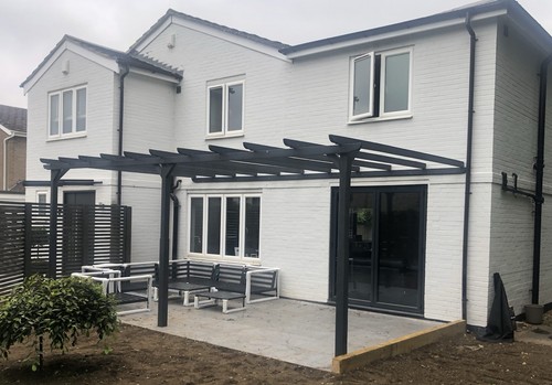 Wooden pergola lean too - lean, free