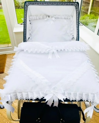 Pram quilt and pillow set - pram, all