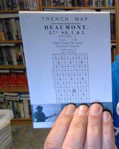 Trench map beaumont - map,