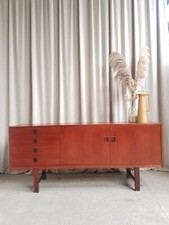 Vtg Mid Century Danish Teak Sideboard Credenza Scandi Retro R526