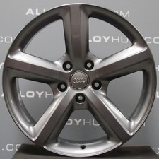 GENUINE AUDI Q7 S-LINE 5 SPOKE SPEEDLINE 20" INCH ANTHRACITE ALLOY WHEELS X4