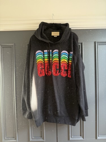 Gucci sequin hoodie - gucci,
