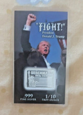 1/10th oz silver Donald Trump