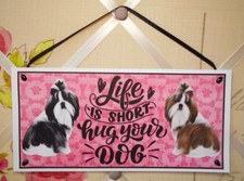 Lhasa Apso Dog Sign Hanging