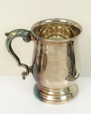 STERLING SILVER TANKARD