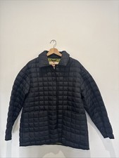 Levis Quilted Jacket Womens Small Black Caviar Shacket Padded Water Resistant