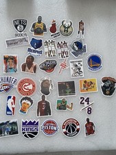 32 x NBA Basketball Stickers Basketball Team Stickers