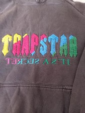 Trapstar Hoodie Mens L Black