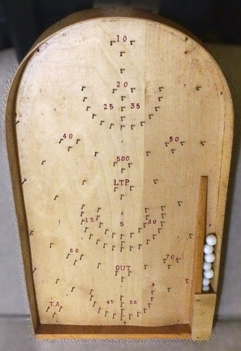 Vintage bagatelle pinball game - vintage,
