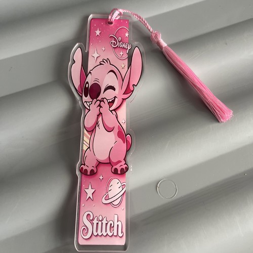 Stitch pink book mark - mark, never