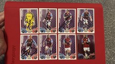 8 x Signed Aston Villa Match Attax Trading Cards