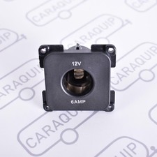 Line 12v socket outlet - socket, black