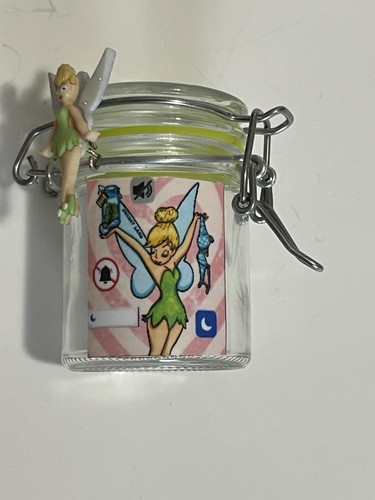 Tinkerbell clamping lid jar - tinkerbell,