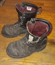 RARE STIHL Pro Mark BlackLeather Electrical Chainsaw Safety Boots Mens Sz 6 USA