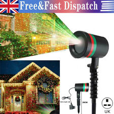 Christmas LED Moving Laser Projector Light Xmas Party Outdoor Landscape Lamp