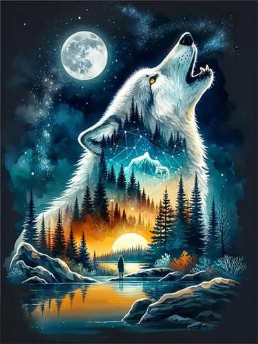 Qihensail wolf paint - wolf,