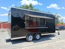 Commercial Black Food Trailer